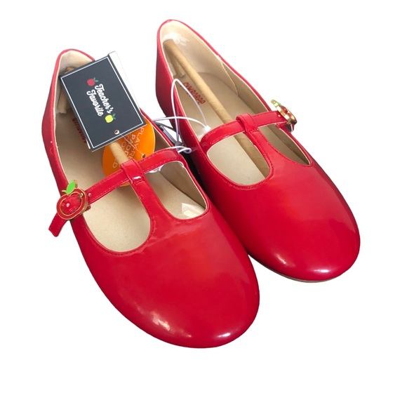 Gymboree Red Apple T-strap Mary Janes size 3 - Picture 11 of 15